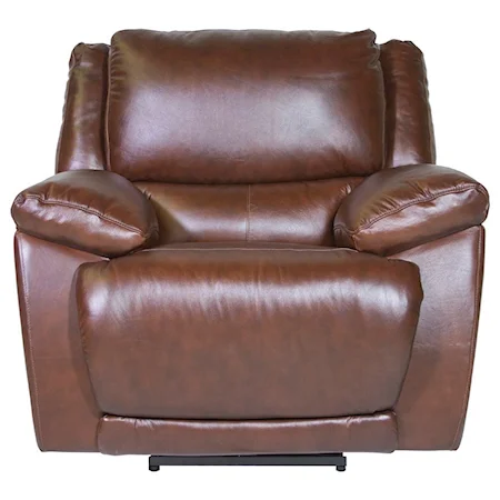 Casual Electric Recliner with Power Headrest